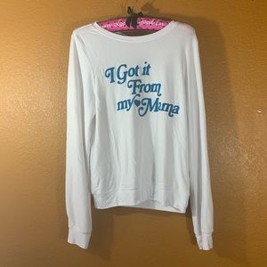 Wildfox scoop neck sweater. Size M NWT